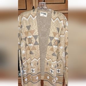 Beautiful Ladies Savannah Jane Southwestern Aztec Sweater Size Med